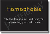 Homophobia gay rights poster
