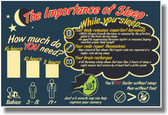 Importance of Sleep 2 - NEW Health Poster