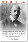 WEB DuBois - If There Is Anybody In This Land - NEW Famous Person Classroom POSTER