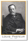 Louis Pasteur 1822 - 1895 - NEW Famous Person Poster