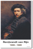 Rembrandt van Rijn - NEW Famous Person Poster