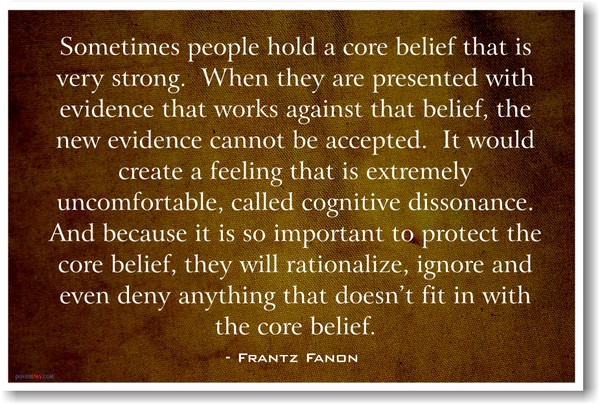 cognitive dissonance and religion