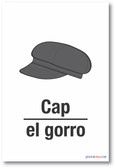 El Gorro - Cap In Spanish - NEW Foreign Language Educational POSTER