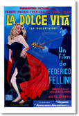 La Dolce Vita - NEW Vintage Movie Reprint Poster