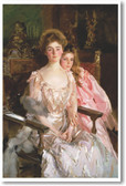 Mrs Fiske Warren and Her Daughter Rachel - John Singer Sargent 1903 - NEW Fine Arts Poster