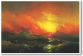 fa080 - Ivan Aivazovsky -The Ninth Wave - 1850 - NEW Fine Arts Poster