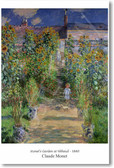 Monet's Garden at Vetheuil (1880) by Claude Monet