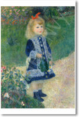 A Girl with a Watering Can 1876 - Pierre Auguste Renoir