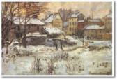 Snow Effect with Setting Sun - Claude Monet