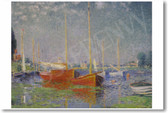 Red Boats at Argenteuil (1875) - Claude Monet