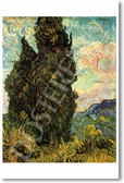 Two Cypresses 1889 - Vincent van Gogh