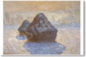 Haystack - Snow Effect 1891 - Claude Monet