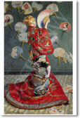 Madame Monet in a Japanese Kimono - Claude Monet