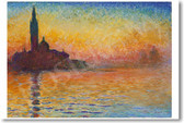 San Giorgio Maggiore at Dusk - Claude Monet 1908-1912