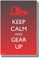Firefighter Helmet - Keep Calm and Gear Up - NEW Firefighter PosterEnvy Poster