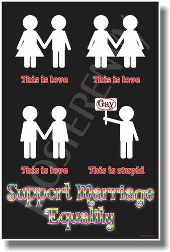 This Is Love - Support Marriage Equality - Gay Rights NEW PosterEnvy Poster
