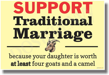 Goat - Support Traditional Marriage - NEW Marriage Equality PosterEnvy Poster