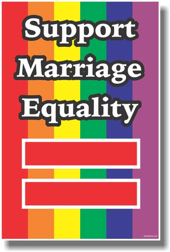 Rainbow Flag - Support Marriage Equality - NEW PosterEnvy Poster