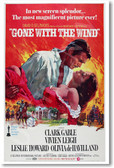 Gone With The Wind - NEW Vintage Movie Reprint Poster