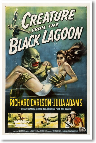 Creature from the Black Lagoon Movie Poster