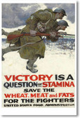 Victory is a Question of Stamina  - NEW Vintage Reprint Poster