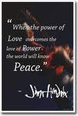 The Power of Love - Jimi Hendrix - NEW Motivational Poster