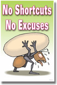 No Shortcuts, No Excuses