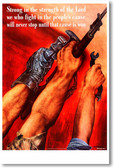 Strong In The Strength of Our Lord - NEW Vintage Reprint Poster