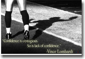 Vince Lombardi Quote - Confidence - Classroom Motivational Poster