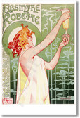 Absinthe Robette - 1895 - NEW Vintage Reprint Poster