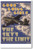 Good Going Girls - The Sky Is the Limit - NEW Vintage Reprint
