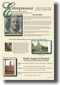Entrepreneur - Benjamin Franklin Classroom Poster Print Gift