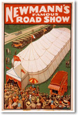 Newmans Famous Road Show - NEW VINTAGE WPA ERA POSTER