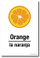 PosterEnvy - La Naranja - Orange In Spanish