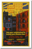 Help your neighborhood by keeping your premises clean  Tenement House Dept. of the City of New York