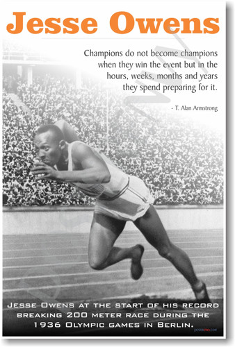 PosterEnvy -  Jesse Owens - NEW Famous Olympian Poster 