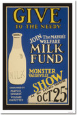 Give to the Needy - Join the Mayor's Welfare Milk Fund Monster Vaudeville Show