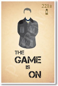 John Watson - The Game Is On - 221B Baker Street Poster Print Gift