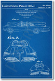 Batmobile Patent - NEW Famous Invention Blueprint Batman and Robin Superheroes Poster (fa115)