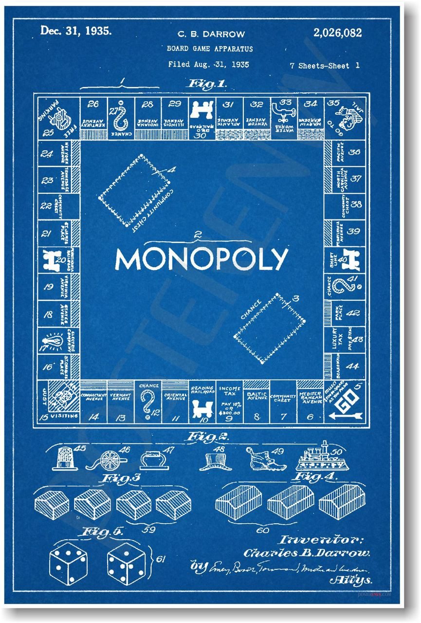 Monopoly poster store