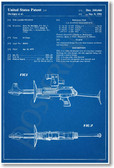Toy Laser Rifle Patent - NEW Famous Invention Patent Poster