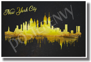 New York - Dark - NEW U.S State Travel Poster (tr517)