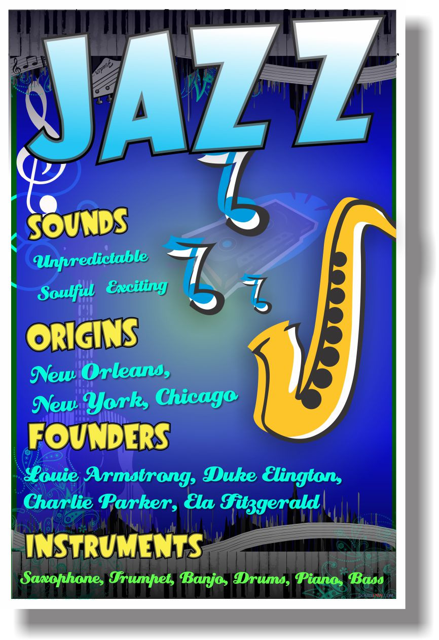 PosterEnvy - Jazz - NEW Music Poster (mu078)