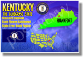 Kentucky Geography - NEW U.S Travel Poster (tr527)