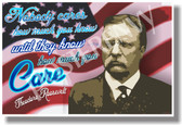 Nobody Cares How Much You Know - Theodore Roosevelt - NEW Classroom Motivational Poster (fp327)