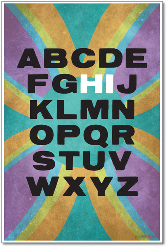 Alphabet HI - NEW Elementary Classroom POSTER (rw200)