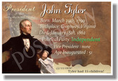 Presidential Series - U.S. President John Tyler - New Social Studies Poster (fp350) American History PosterEnvy