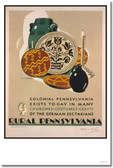 Rural Pennsylvania Vintage Poster
