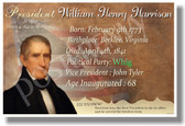 Presidential Series - U.S. President William Henry Harrison - New Social Studies Poster