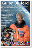 Guion Bluford - NEW NASA African American Astronaut Space Shuttle Poster (fp359) PosterEnvy motivational role model